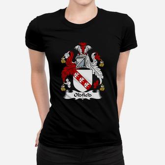 Oldfield Family Crest British Family Crests Ladies Tee - Seseable