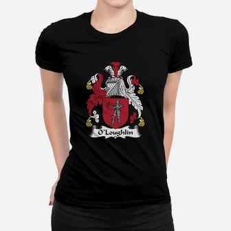 O'loughlin Coat Of Arms Irish Family Crests Ladies Tee - Seseable