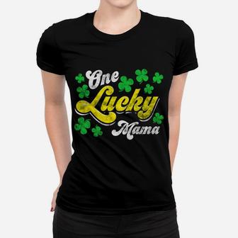 One Lucky Mama Mom St Patricks Day Ladies Tee - Seseable