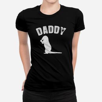Otter Daddy Matching Family Vintage Ladies Tee - Seseable