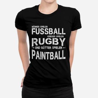 Paintball Götter Herren Frauen Tshirt, Krieger Rugby Fußball Design - Seseable