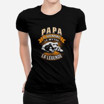 Papa Frauen Tshirt: Der Mann, der Mythos, die Legende, Vatertagsgeschenk - Seseable