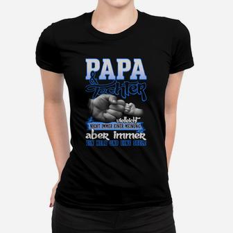 Papa & Tochter Hand in Hand Frauen Tshirt, Liebevolles Design - Seseable