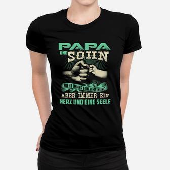 Papa und Sohn Partnershirt, Ein Herz & eine Seele Frauen Tshirt - Seseable