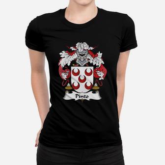 Pinto Family Crest Portuguese Family Crests Ladies Tee | Seseable UK