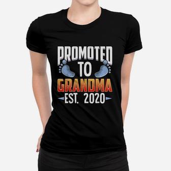 Promoted To Grandma Est 2020 New Grandmother Ladies Tee - Seseable
