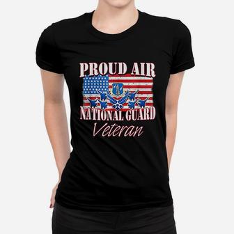 Proud Air National Guard Veteran Usa Air Force Ladies Tee - Seseable