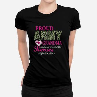 Proud Army Grandma Ladies Tee - Seseable