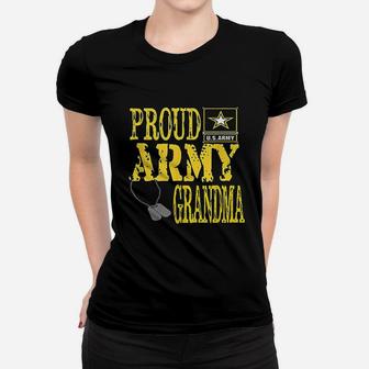 Proud Army Grandma Military Pride Ladies Tee - Seseable