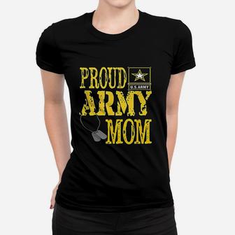 Proud Army Mom Military Pride Ladies Tee - Seseable