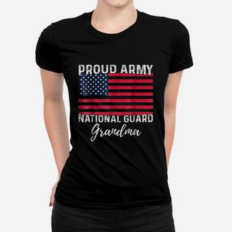 Proud Army National Guard Grandma Ladies Tee - Seseable