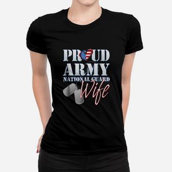 Proud Army National Guard Wife Ladies Tee | Seseable CA