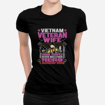 Proud Vietnam Veteran Wife Ladies Tee - Seseable