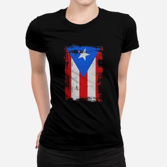 Puerto Rico Flag Puerto Rican T-shirt Ladies Tee - Seseable