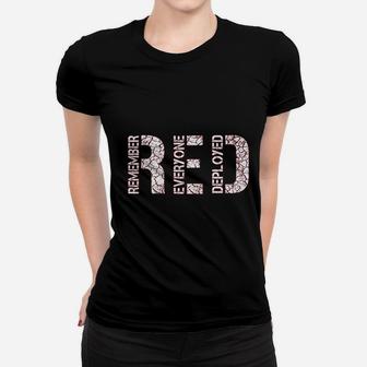 Remember Everyone Deployed Red Friday Design Ladies Tee - Seseable