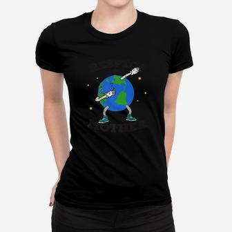 Respect Your Mother Earth Day Dabbing Men Women Kids Ladies Tee - Seseable