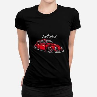 Retro Bug Auto California Love Vintage Aircooled Car Ladies Tee - Seseable