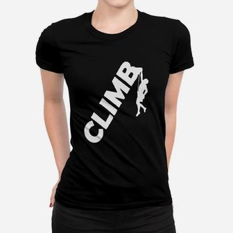 Rock Climbing' Climbers T-shirt Climb Shirt Ladies Tee - Seseable