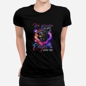 Rottweiler Ich Glaube Es Gibt Engel Unter Uns 02 Frauen T-Shirt - Seseable