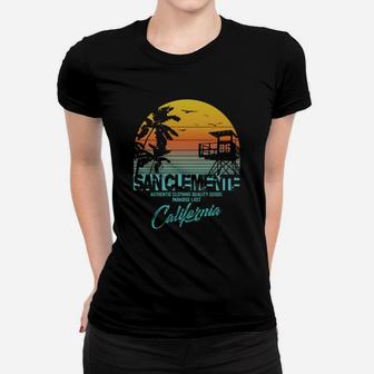 San Clemente California Beach Shirt Women T-shirt - Seseable