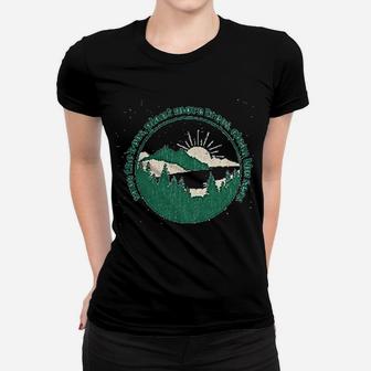 Save The Bees Plant More Trees Calm The Seas Ladies Tee - Seseable