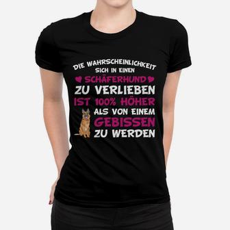 Schäferhund Verlieben Nur Online Frauen T-Shirt - Seseable