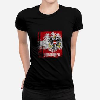 Schwarzes Herren Frauen Tshirt Adler-Motiv, Originär Schriftzug - Seseable