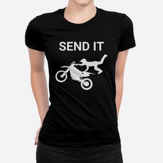 Send It Dirtbike Motocross T Shirt Tshirts Women T-shirt - Seseable