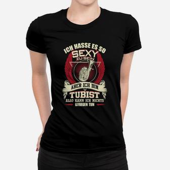 Sexy Tuba-Spieler Frauen Tshirt, Lustiges Spruch Design für Musiker - Seseable