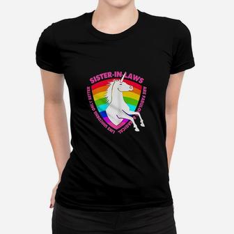 Sister In Law Unicorn Gift For Girls And Women Kids Adults Ladies Tee - Seseable