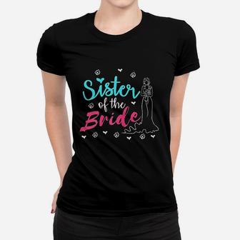 Sister Of The Bride Wedding, sister presents Ladies Tee - Seseable