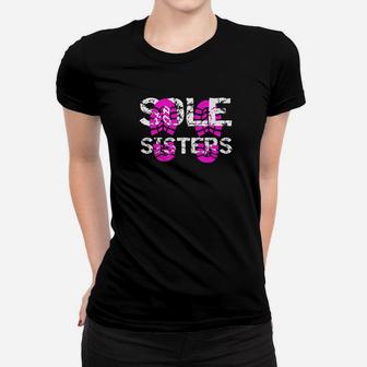 Sole Sisters Girls Hiking Girls Running Boot Prin Ladies Tee - Seseable