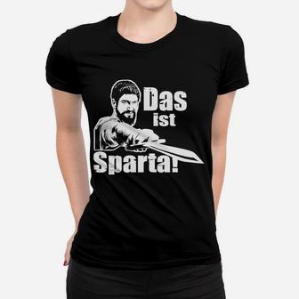 Spartanischer Krieger Frauen Tshirt mit Das ist Sparta Aufdruck, Motiv Tee - Seseable