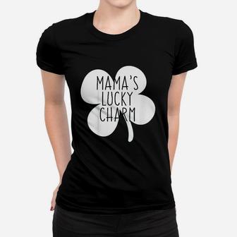 St Patricks Day Mamas Lucky Charm Ladies Tee - Seseable