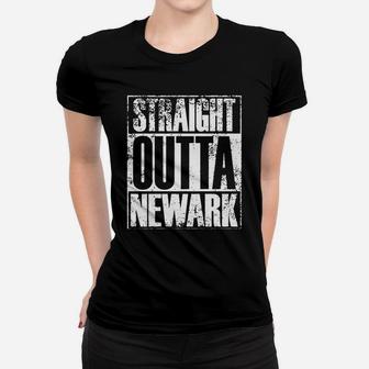 Straight Outta Newark Ladies Tee - Seseable