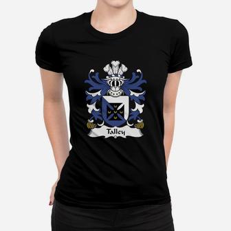 Talley Family Crest Welsh Family Crests Ladies Tee - Seseable