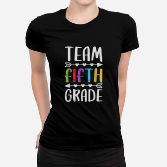 Team Fifth Grade 5th Grade Teacher Student Gift Ladies Tee - Seseable