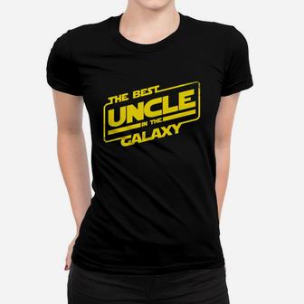 The Best Uncle In The Galaxy Tshirt Ladies Tee - Seseable