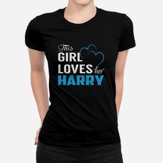 This Girl Loves Her Harry Name Shirts Ladies Tee - Seseable