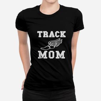 Track Mom Classic Team Mom Apparel Ladies Tee - Seseable
