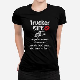 Trucker Wife T-shirt Ladies Tee - Seseable