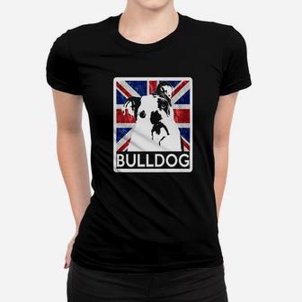 Ultimate English Bulldog Flags Ladies Tee - Seseable
