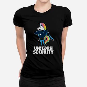 Unicorn Security Mom Dad Magical Ladies Tee - Seseable