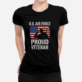 Us Air Force Proud Veteran Usaf Ladies Tee - Seseable
