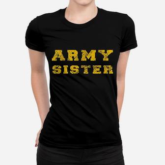 U.s. Army Proud Army Sis Original Army Family Sister Gift Ladies Tee - Seseable