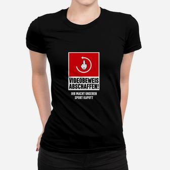 Videoobeweis-Abschaffen- Frauen T-Shirt - Seseable