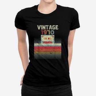 Vintage 1970 Awesome Since 1970 Ladies Tee - Seseable
