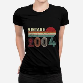 Vintage 2004 Funny 18 Years Old Boys And Girls 18th Birthday Ladies Tee - Seseable