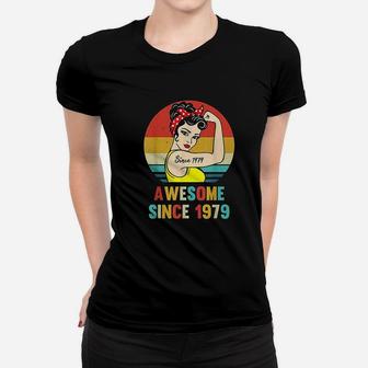 Vintage 43rd Birthday 1979 Women Gift For 43 Year Old Ladies Tee - Seseable