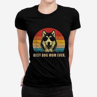 Vintage Best Dog Mom Ever Cute Gifts For Your Mom Ladies Tee - Seseable